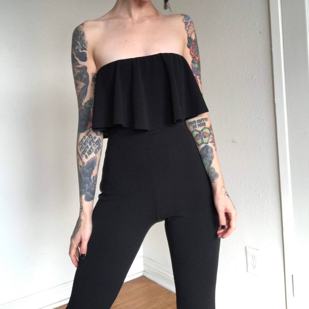 Strapless jumpsuit
